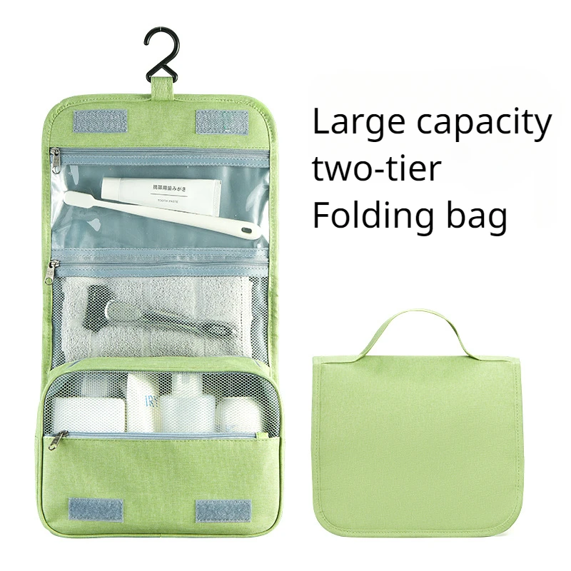 

Travel Waterproof Folding Dry and Wet Separation Toiletry Bag Cosmetic Storage Bag Large Capacity Cosmetic Bag