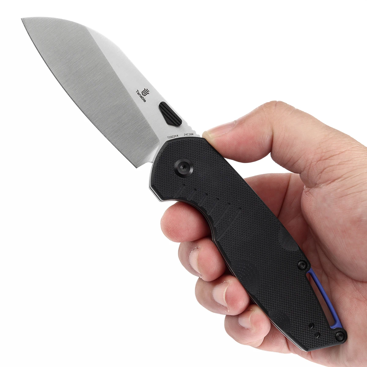 Складные ножи Tenable T1022, модель 6, 3,1 дюйма, лезвие 14C28N + карбоновое волокномиккартоваяG10G-mascus, карманный нож для выживания, EDC (art.: 3920cfd71f558) - 3920cfd71f558