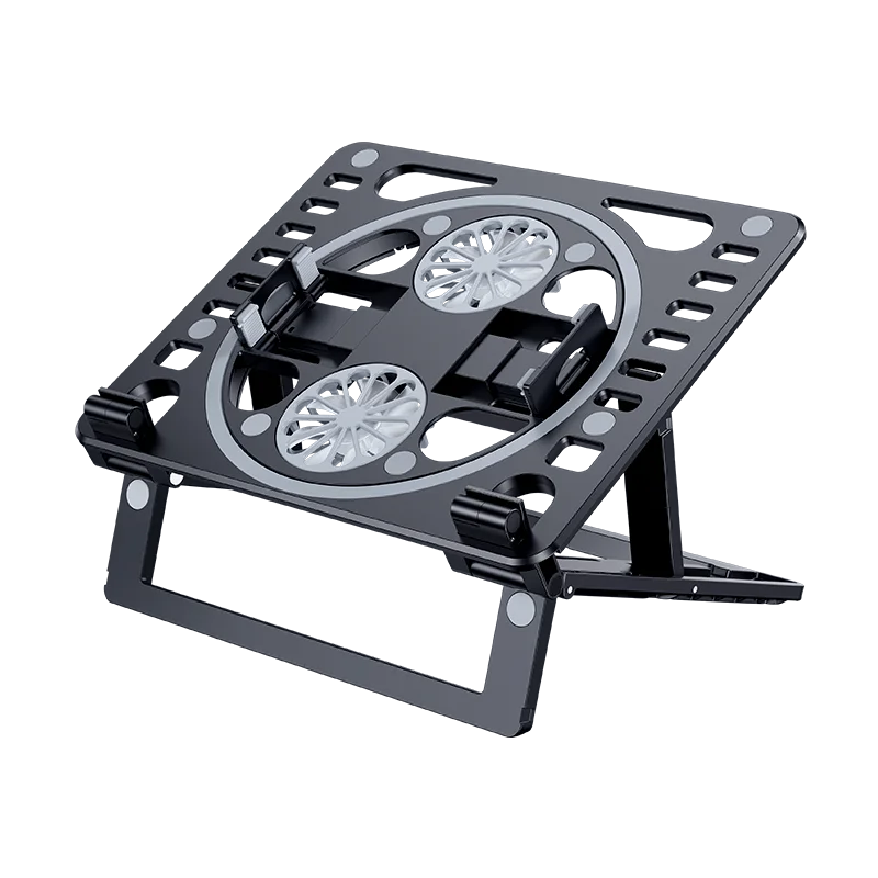 

2021 New Arrival best seller Plastic Cooling Pad Air Cooler Gaming Laptop Stand With 2 fans