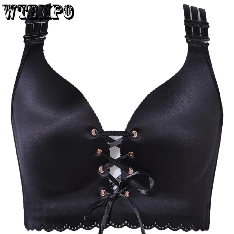 Бюстгальтер женский с эффектом пуш-ап Тонкий Невидимый Бралетт без косточек