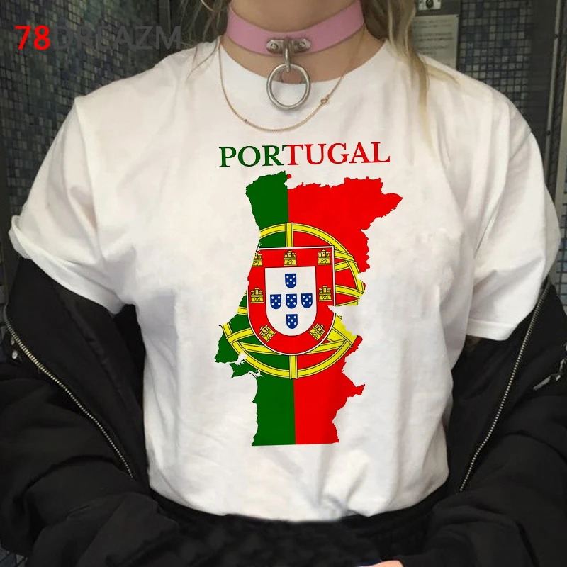 

Футболка Португалия одежда мужская белая футболка гранж парная футболка Харадзюку