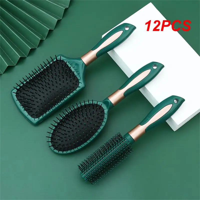 

12PCS Detangle Hairbrush Air Cushion Combs Women Scalp Massage Comb Hair Brush Home Salon Hairdressing Tool