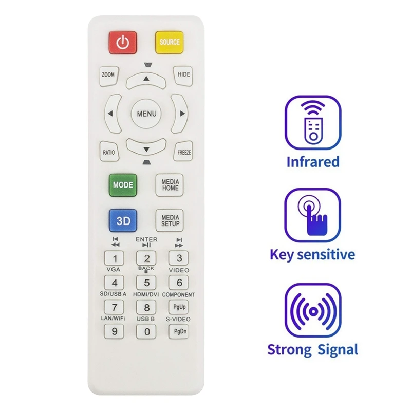Пульт дистанционного управления для Acer Projector X115 X125H X135WH H6517ABD D602 D622DE145F EV-S62 V31S X124PH