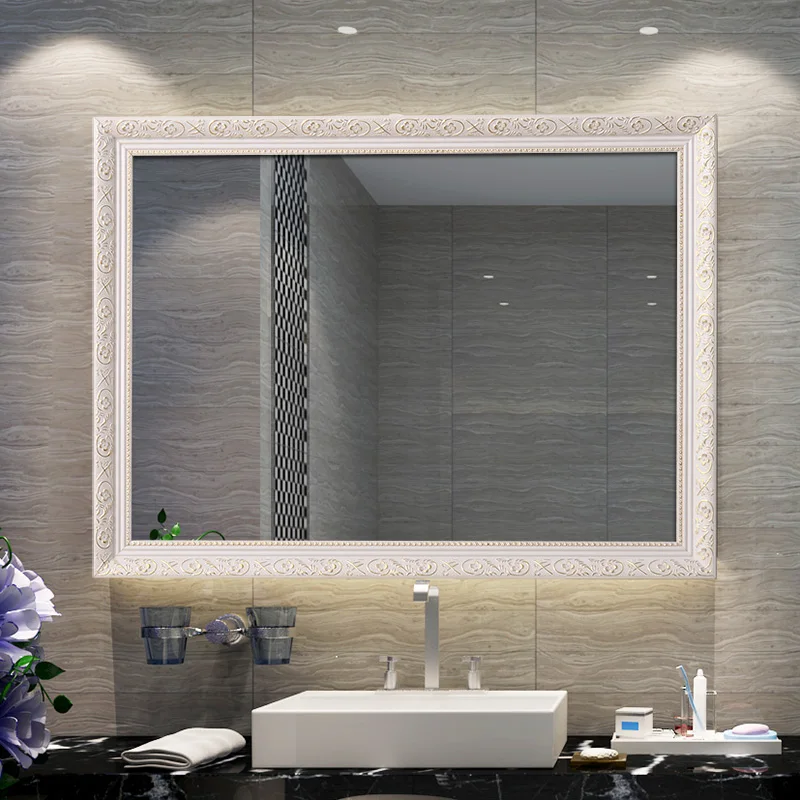 

Decorative Wall Mirrors Aesthetic Makeup Bathroom Living Room Large Mirror Vintage Shower Macrame Espejo Adhesivo Wall Decor