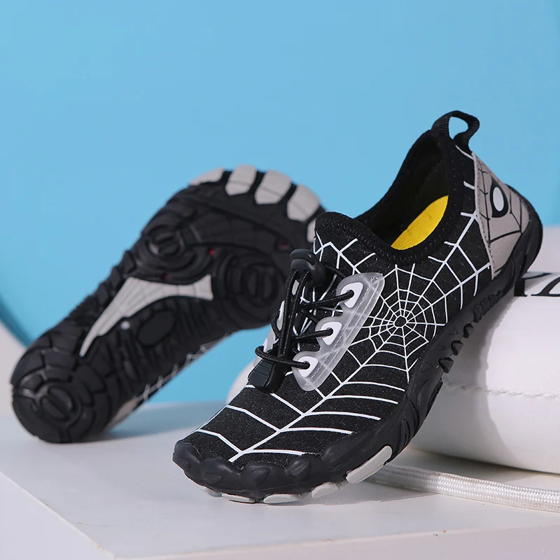 Summer Kid's Breathable Aqua Shoes Boys and Girls Swimming Shoes Quick Dry Wading Shoes Outdoor Children Upstream Water Shoes