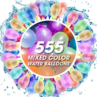 555pcs summer funny reusable water balloons quick fill rave pool accessories splash boy or girl water balloons refill set party