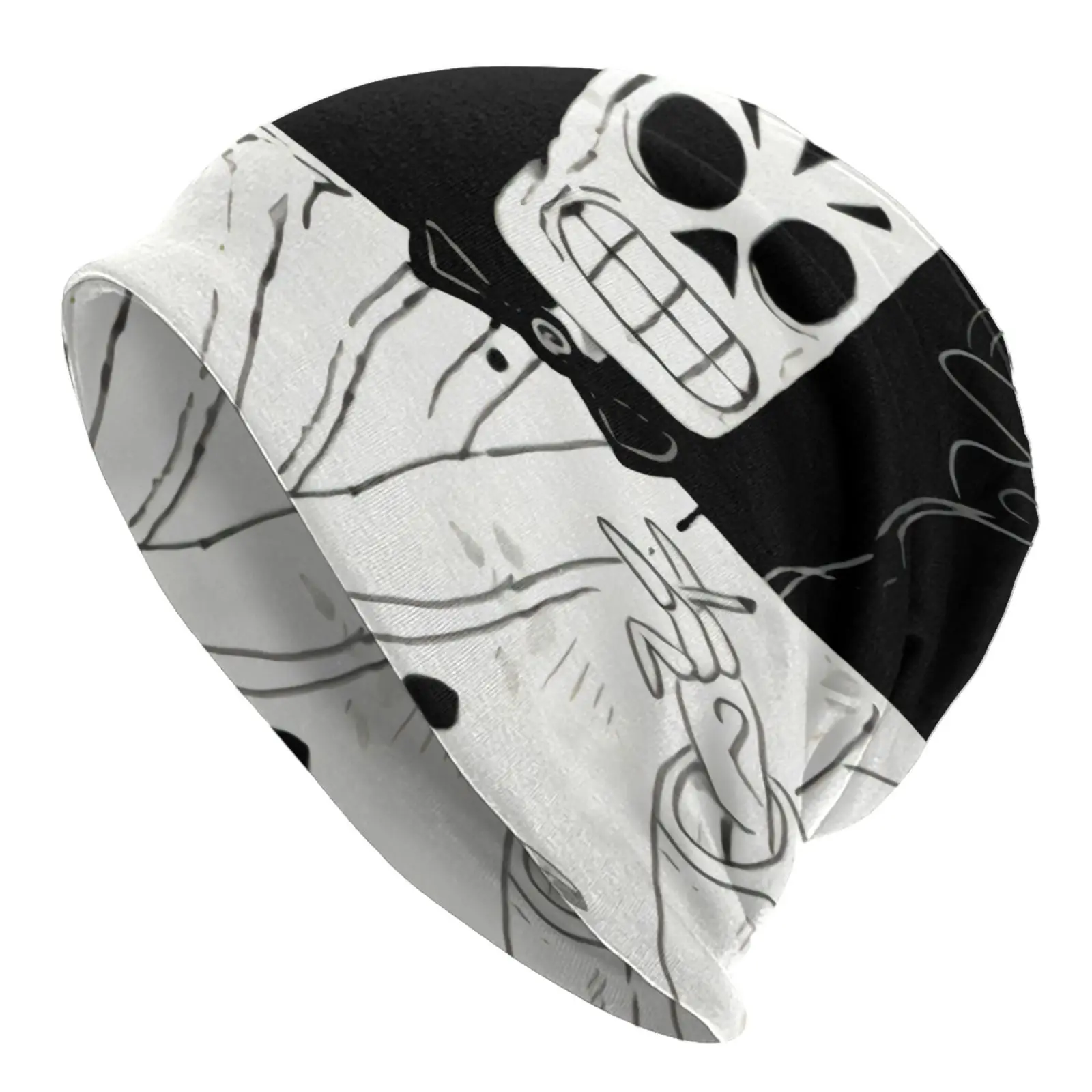 

Grim Fandango Мэнни Скелет скетч вязаная шапка Кепка Женская Мужская кепка s мужские береты летняя шапка берет солнцезащитные шапки