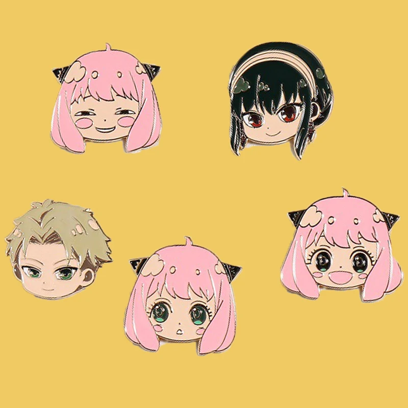 

Japan SPY×FAMILY Anime Cosplay Killer Enamel Pins Custom Brooches Lapel Badges Cartoon Jewelry Gift for Kids Friends