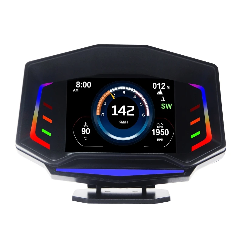 

Проектор на лобовом стекле, с ЖК-дисплеем, GPS, OBD2, с возможностью наклона, аксессуары для автомобиля