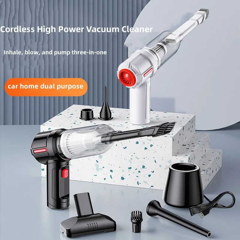 

80000Pa Wireless Vacuum Cleaner 120W High Power Portable Hand-held Car Vacuum Cleaner Vacuum Wireless For Home&Car