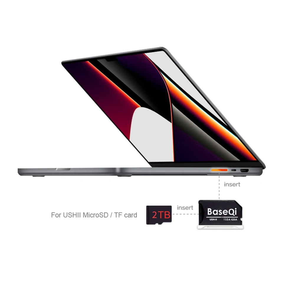 Для Macbook Pro 14 дюймов 16 2022 2021 Базовая Стандартная Алюминиевая карта памяти MiniDrive
