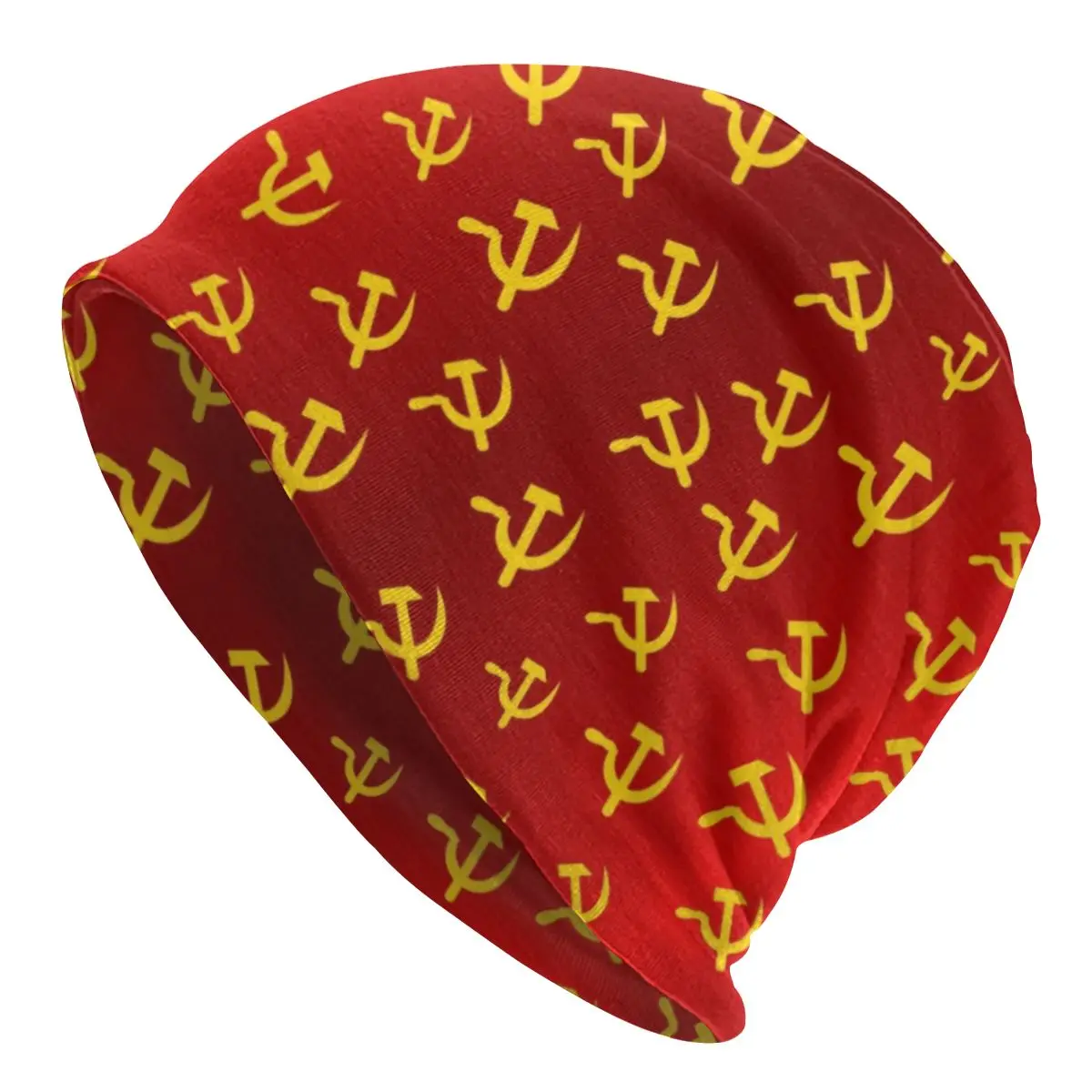 

Шапка-бини в стиле СССР для мужчин и женщин, теплая вязаная шапка в стиле социализма Советского Союза, унисекс, Зимняя