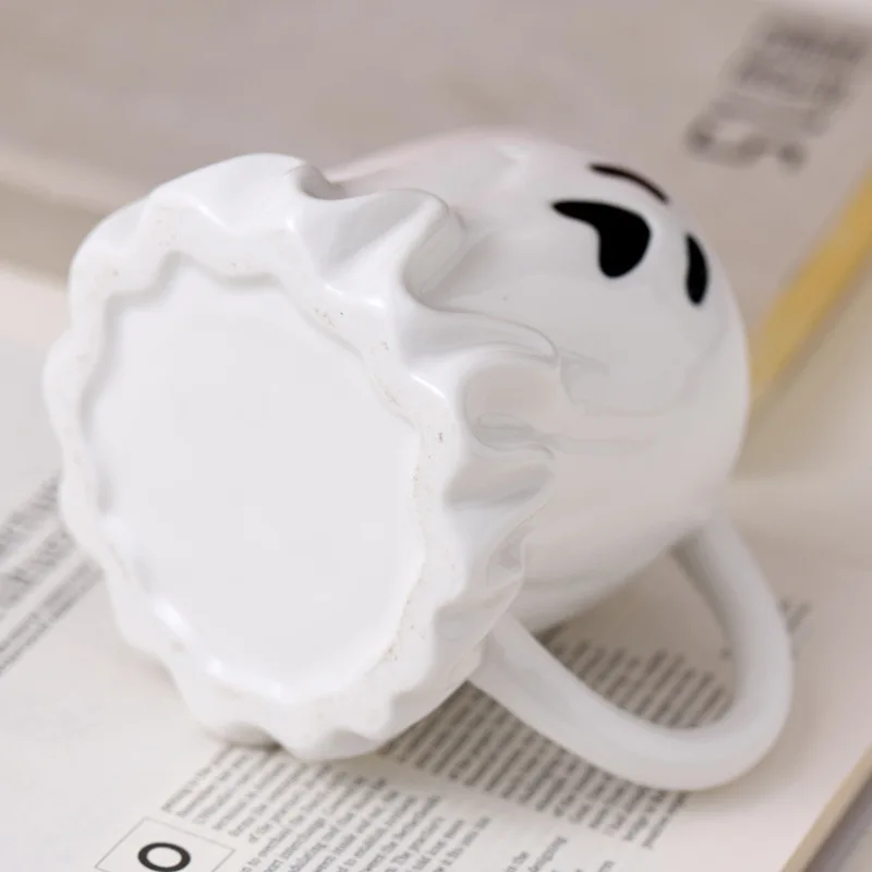 1 шт. керамическая кружка с ложкой 400 мл