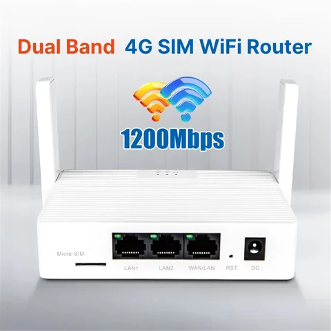 Маршрутизатор 4G LTE 1200 Мбит/с
