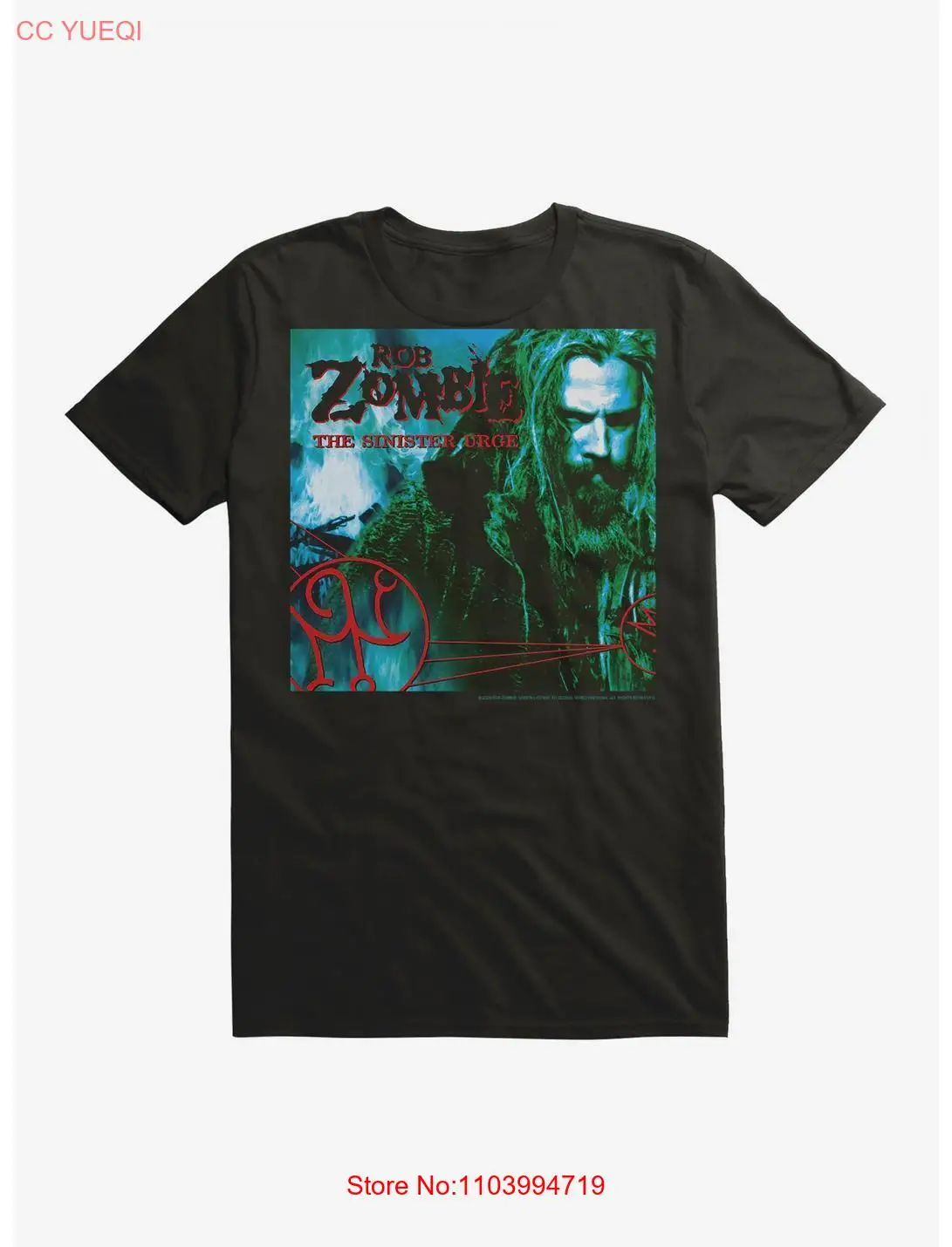 Футболка с изображением зомби