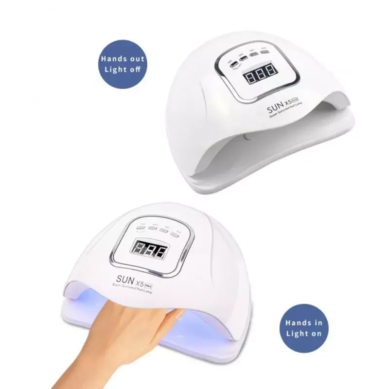 

NEW2023 SUNx5MAX150W Nail Lamp Light Therapy Machine High-power Quick Drying Nail Dryer Nail Equipment Nail Art & Tools
