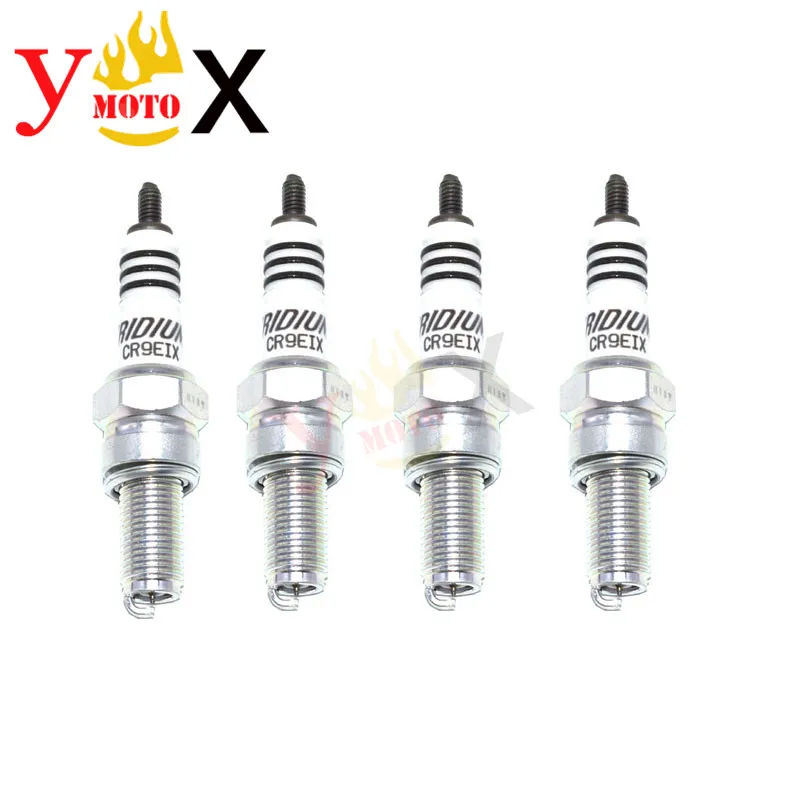 Иридиевая свеча зажигания CR9EIX для Suzuki BANDIT GSF GSX GSR Yamaha XJR YZF FZR R1 FZ1 FZ6 KAWASAKI ZX ZXR Benelli BJ500