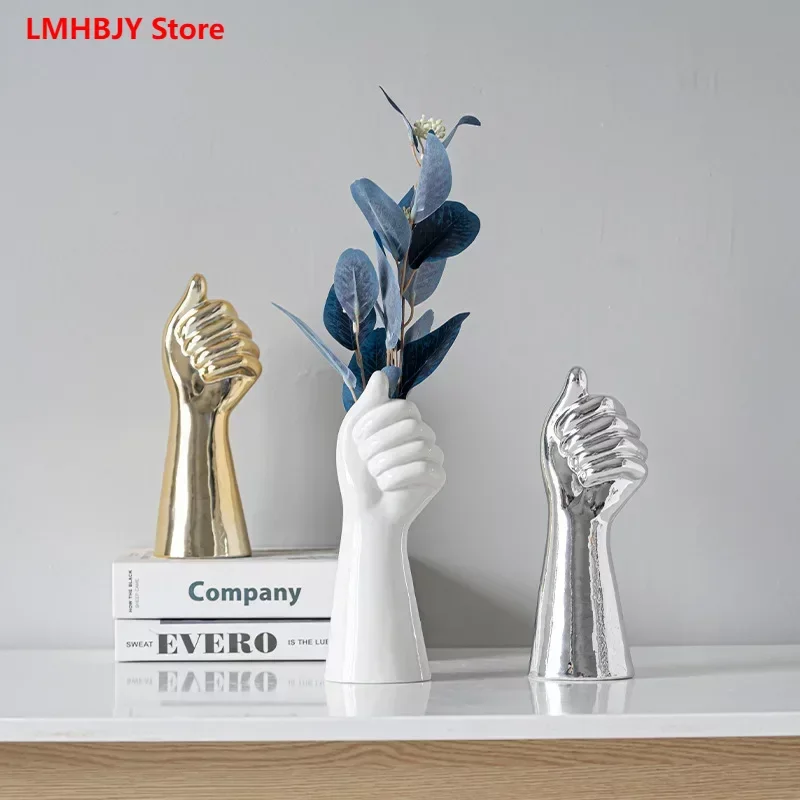 

Ceramic Vase Body Modeling Nordic Ins Home Decoration Ornaments Hand Art Dried Flowers Hydroponic Decorations