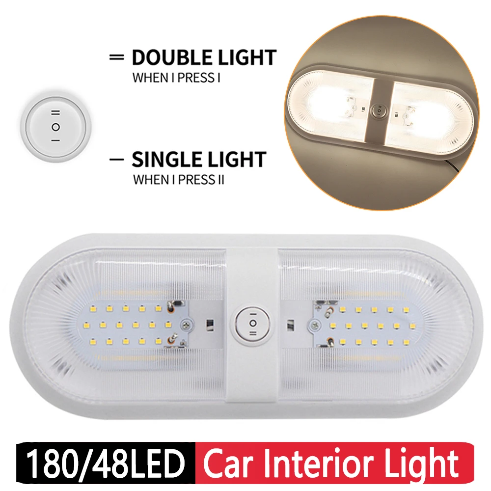 Потолочный светильник на крышу автомобиля, 9-24 В, 180/48 дюймов ...