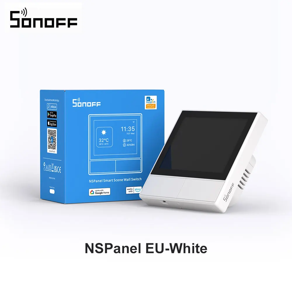

Термостат SONOFF NSPanel HMI LCD Smart Scene белый