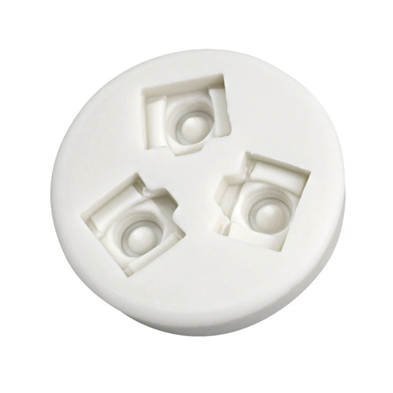 

Mini Camera Shaped Silicone Mold Fondant Chocolate Mould DIY Cake Dessert Mould Homes Kitchen Baking DIY Supplies Drop Shipping