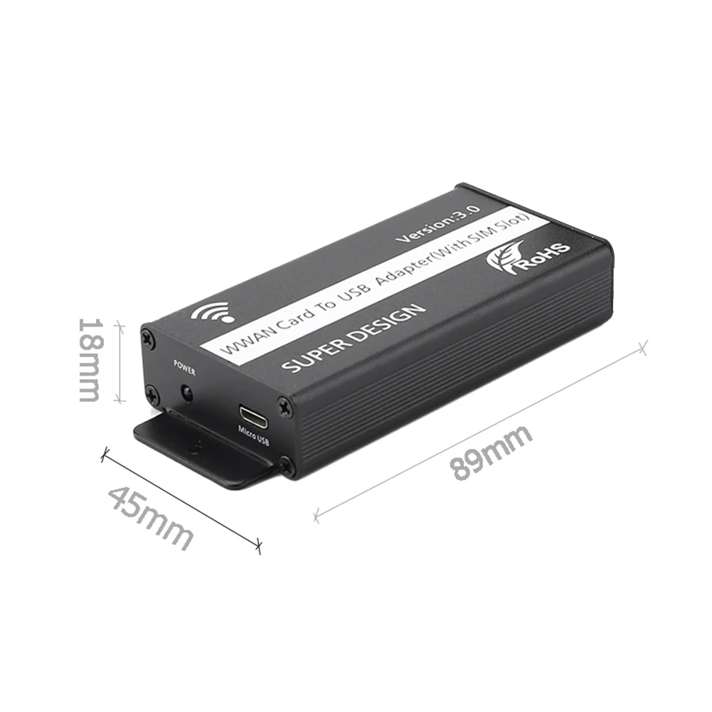 Мини PCI-E PCI Express беспроводной адаптер для USB с слотом SIM-карты преобразователь