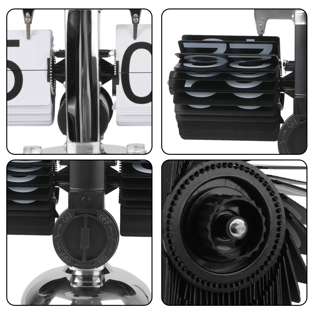 Домашние декоративные часы в стиле ретро с открывающейся крышкой и внутренним