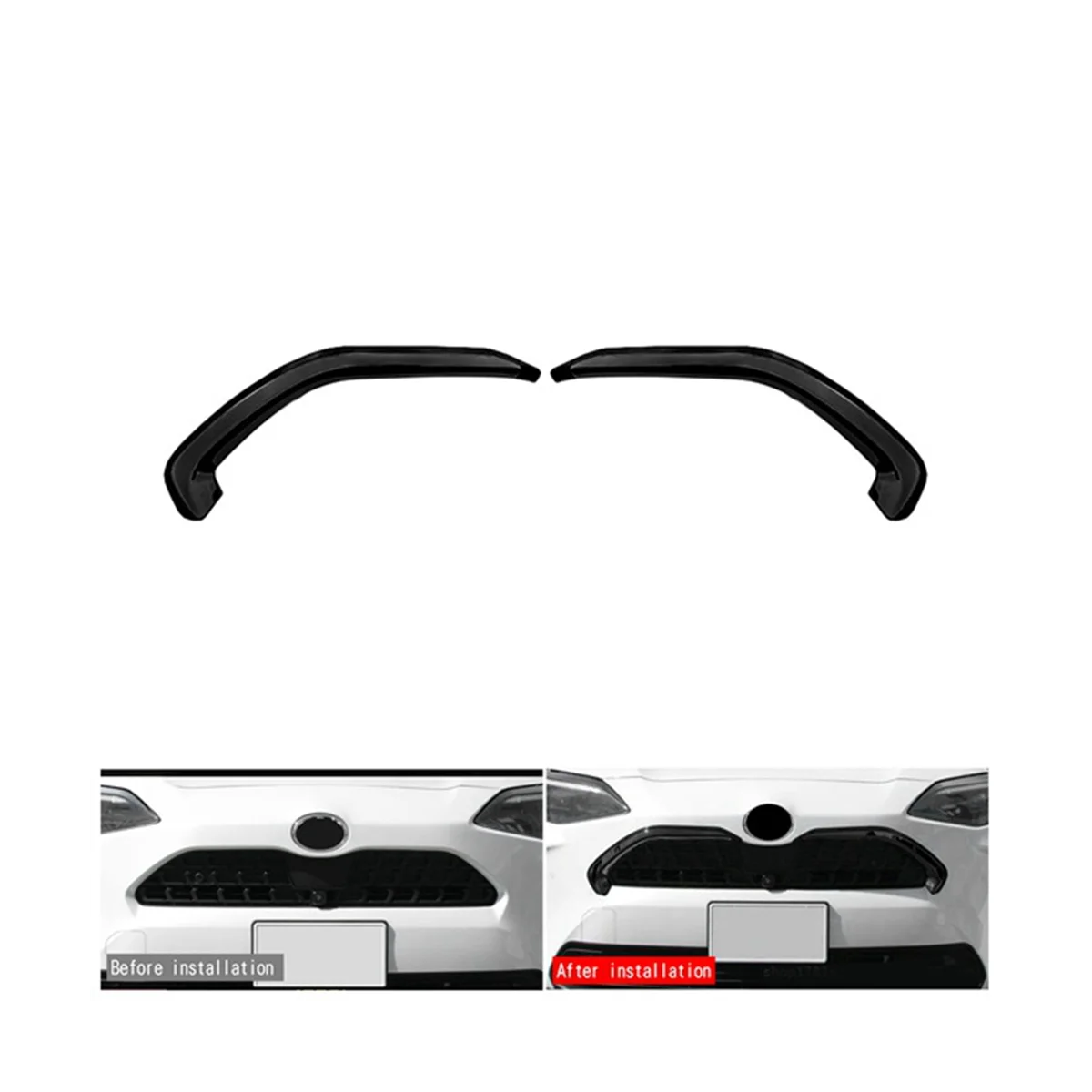 Для Toyota Yaris Cross 2020 2021 крышка переднего капота автомобиля гриль для губ молдинговая