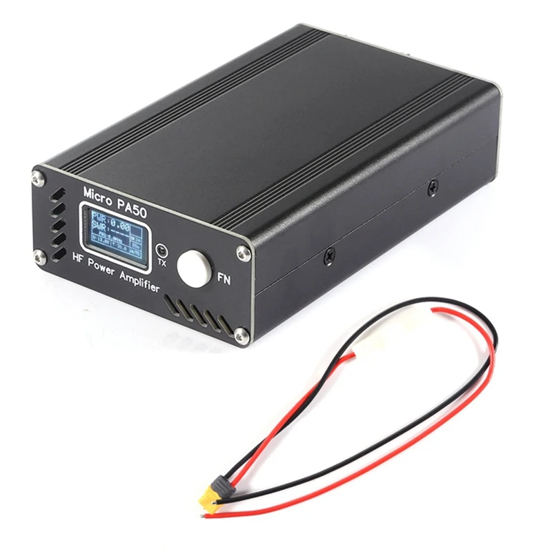 

New Micro-PA50 50W 3.5Mhz-28.5Mhz HF Power Amplifier With Power / SWR Meter + LPF Filter For Radio