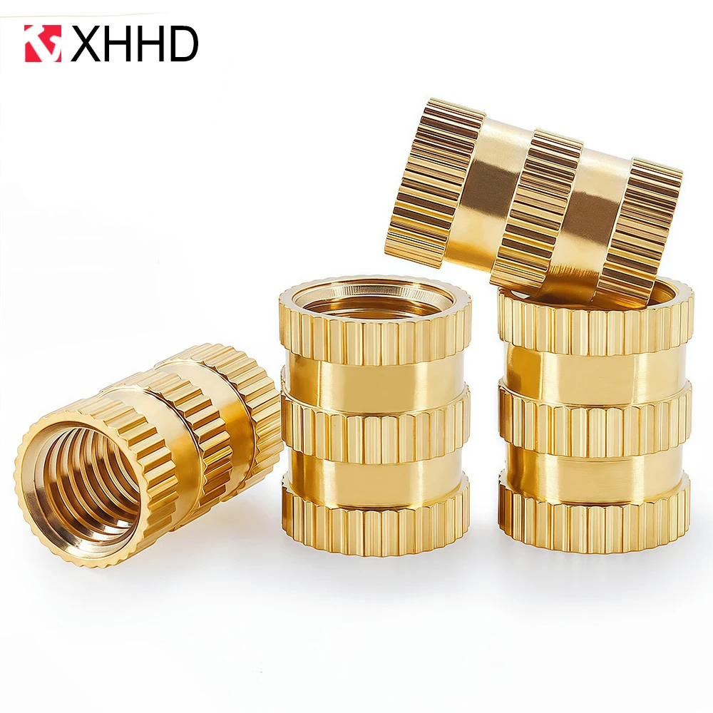 

M2 M2.5 M3 M4 M5 M6 M8 M10 Латунная гайка с термоплавкой Гайка с термоплавкой Вставные гайки для 3D-печати Резьба Медная гайка с накаткой