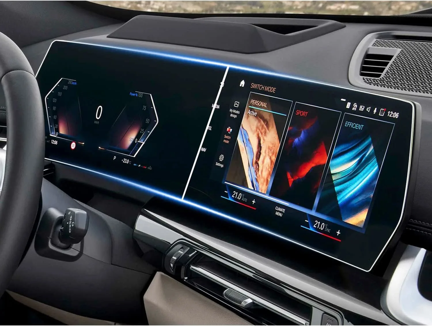 Фото Защитная пленка из закаленного стекла для BMW U10 U11 X1 IX1 2023 2024, для сенсорного экрана GPS-навигации, аксессуары для интерьера автомобиля №1