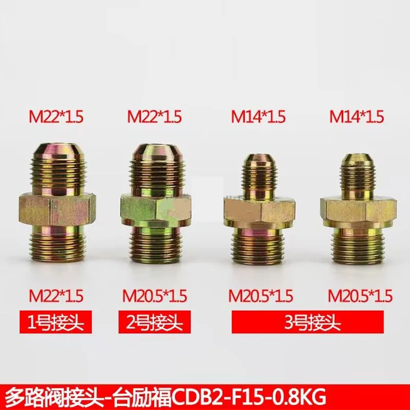 

Multi-way Valve Connector Suitable for Tailifu 2-3.5T Forklift Hydraulic Shunt Valve Cylinder Tube Steering Gear