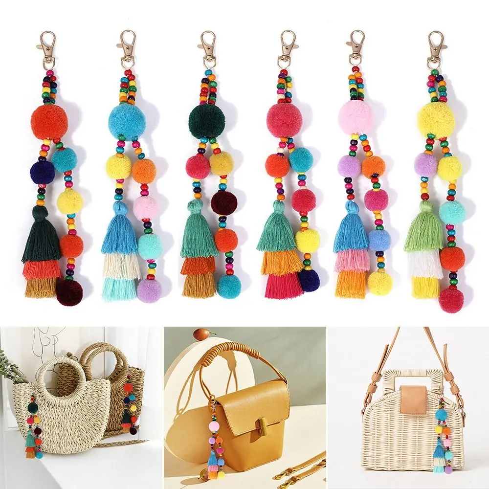 Женский пушистый помпон шар кисточка брелок подвеска для сумки подвесное