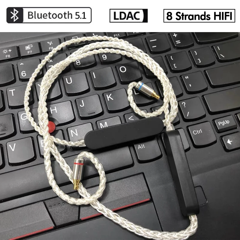 

Кабель MMCX IE80S A2DC 0,75 беспроводной Bluetooth 5,1 Qualcomm QCC5125 LDAC/aptX Adaptive/aptX-HD/AAC обновленные проводные наушники ANC