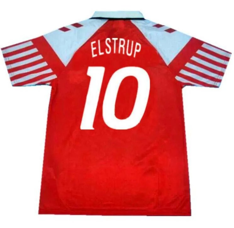 1992 94 Ретро Дания Elstrup Laudrup Vilfort винтажная Рубашка классическая Джерси |