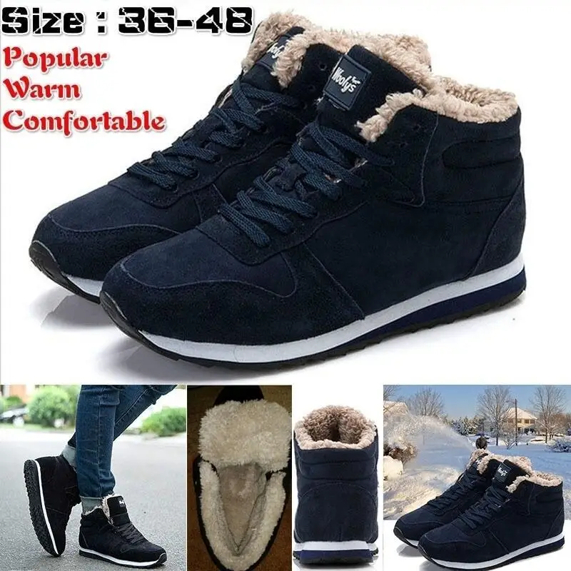 

Women Boots Winter Shoes 2022 Plus Size 46 Ankle Boots For Women Shoes Snow Botas Mujer Casual Booties Warm Winter Sneakers