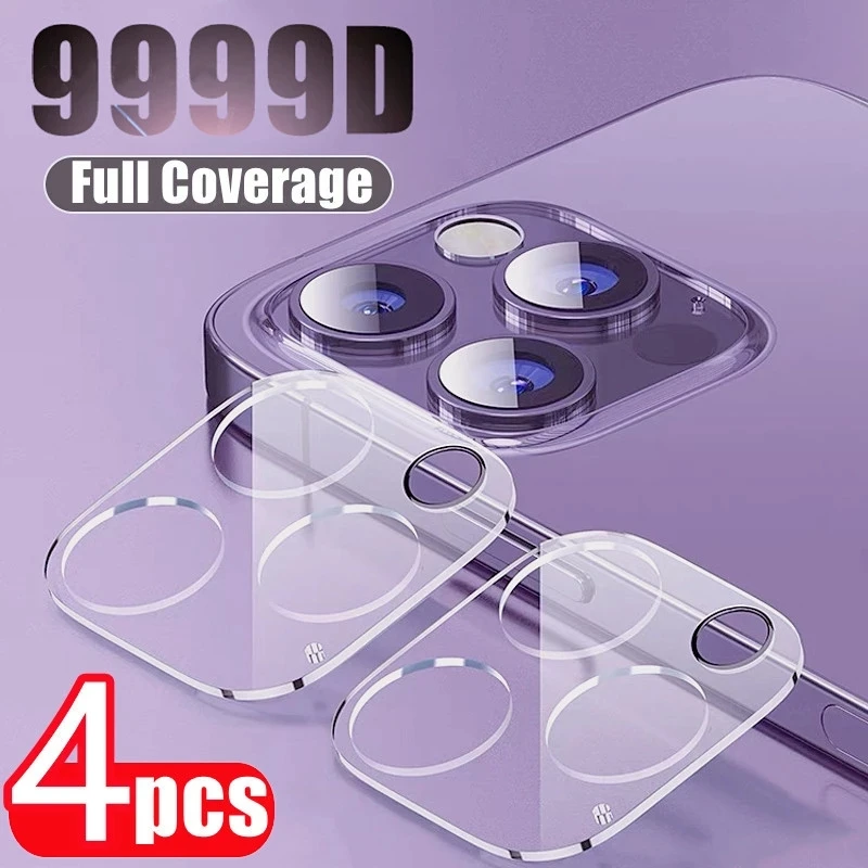 

4Pcs Back Camera Glass Protectors for iPhone 13 11 12 14 Pro Max Lens Protective Glass for IPhone 14 Plus 13 Mini PRO XS MAX XR