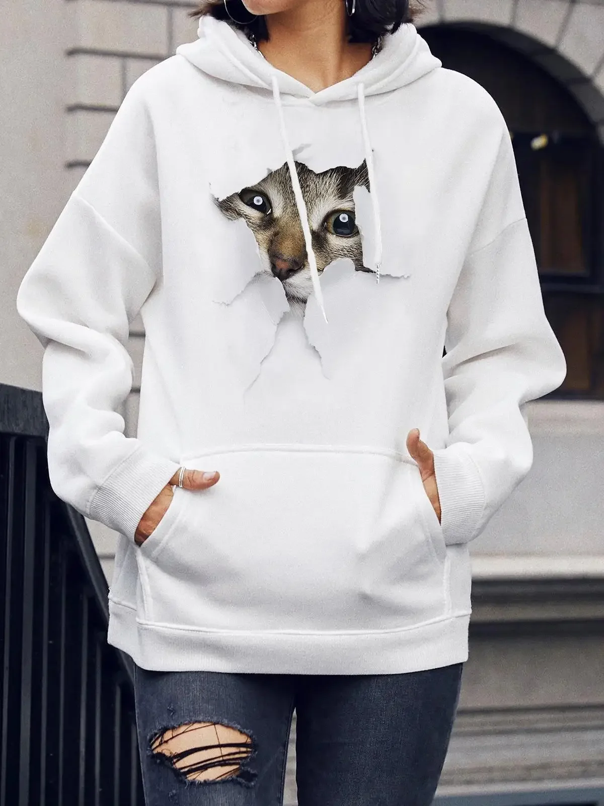 Новинка лидер продаж в Европе и США шерстяные свитшоты с круглым вырезом длинным