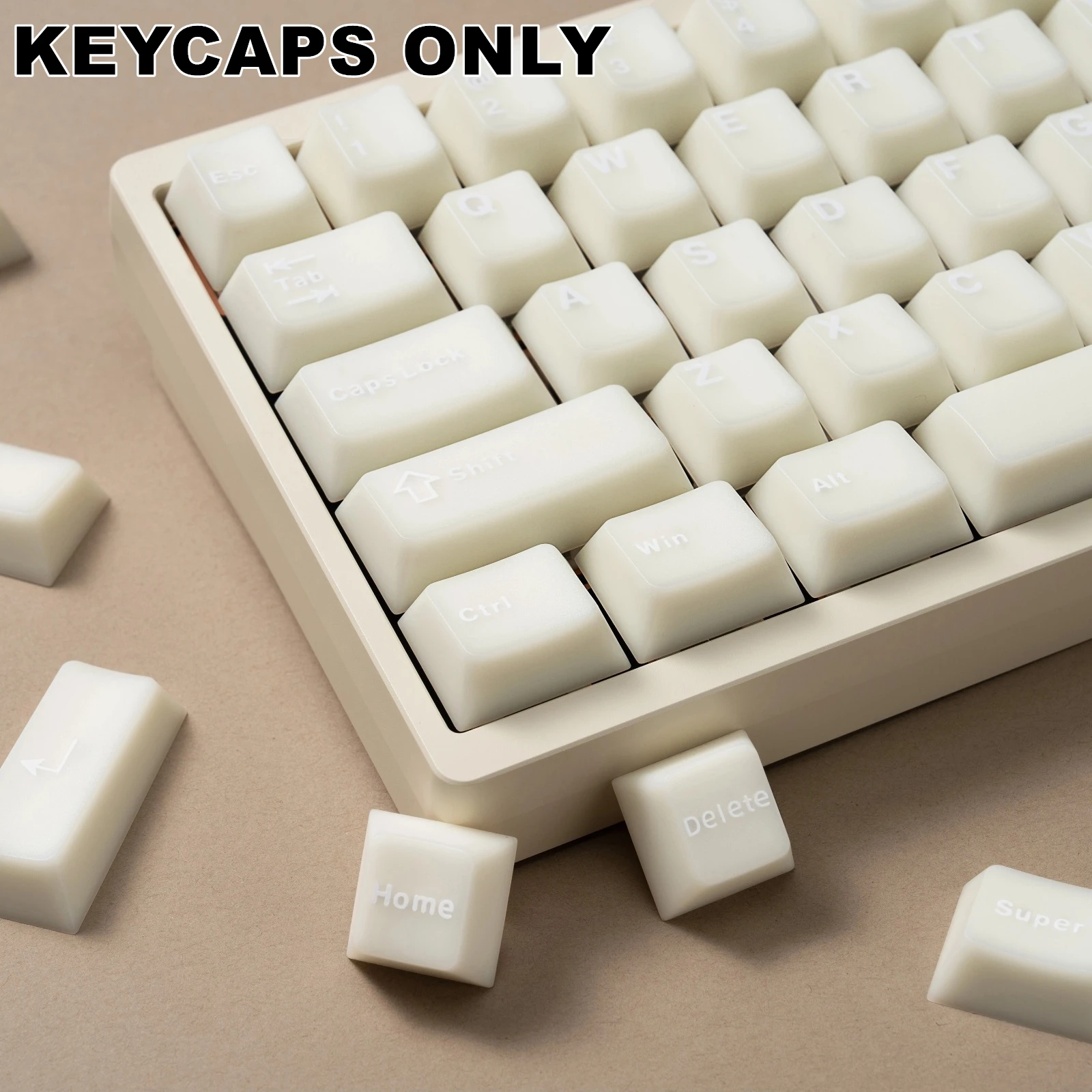 120-клавишные белые полупрозрачные колпачки для клавиш из АБС-пластика Cherry