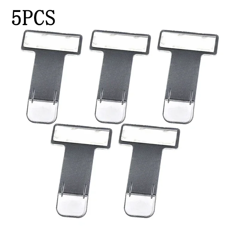 

5 шт., наклейки на крепление на окно автомобиля, пластиковый держатель для билетов, прозрачный временный держатель для визитных карточек для парковки, аксессуары для интерьера