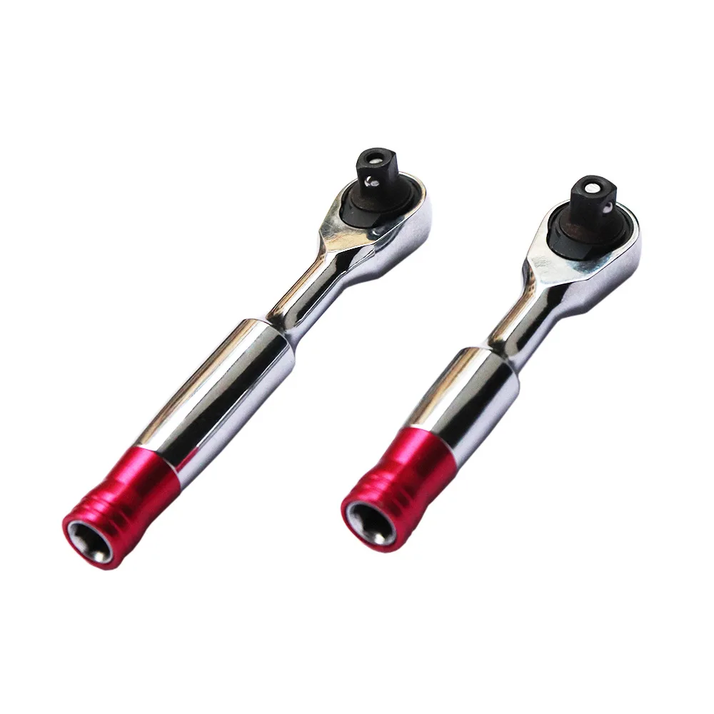 

2 In1 Multi-functional Mini Sleeve Ratchet Wrench 72 Teeth Two-way Quick Release Labor-saving Wrench Bicycle Repair Manual Tool