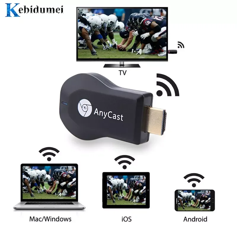 

NEW2023 Kebidumei M2 TV Stick Dongle Receiver for Airplay WiFi Display Miracast Wireless HDMI-compatible TV Stick for Phone Andr