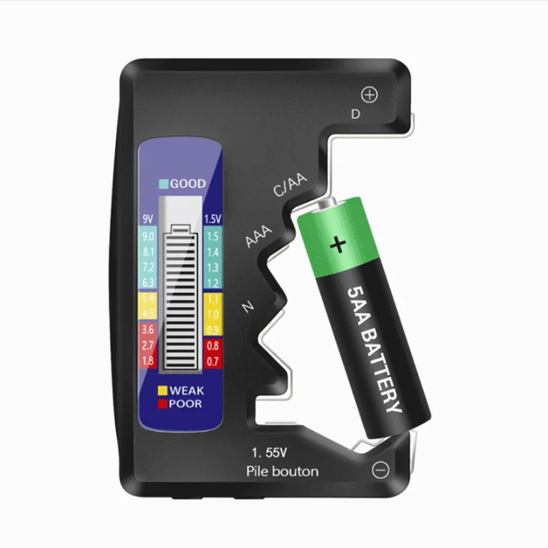 

Check Diagnostic Display Digital Battery Detector Capacity Cell Button Battery Tool Tester Capacitance