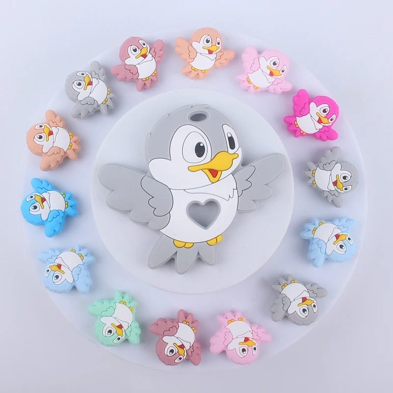 

Детский силиконовый Прорезыватель для зубов в виде птиц