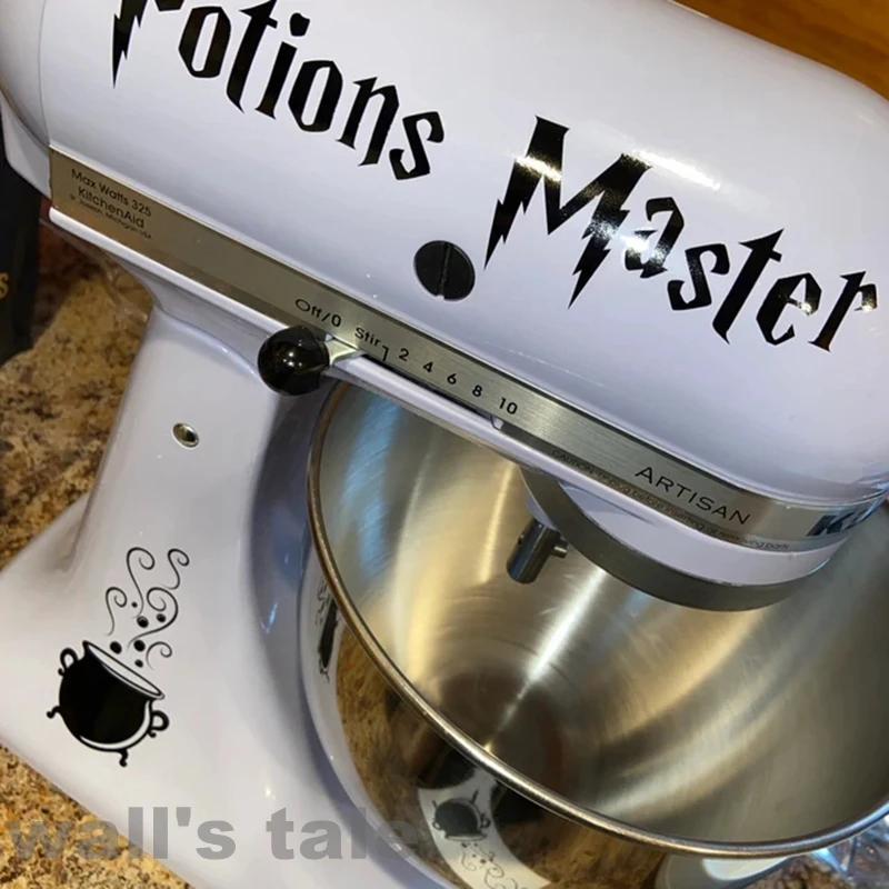 Виниловая наклейка Potions Master Wizard для украшения кухни смешная с цитатами кухонная