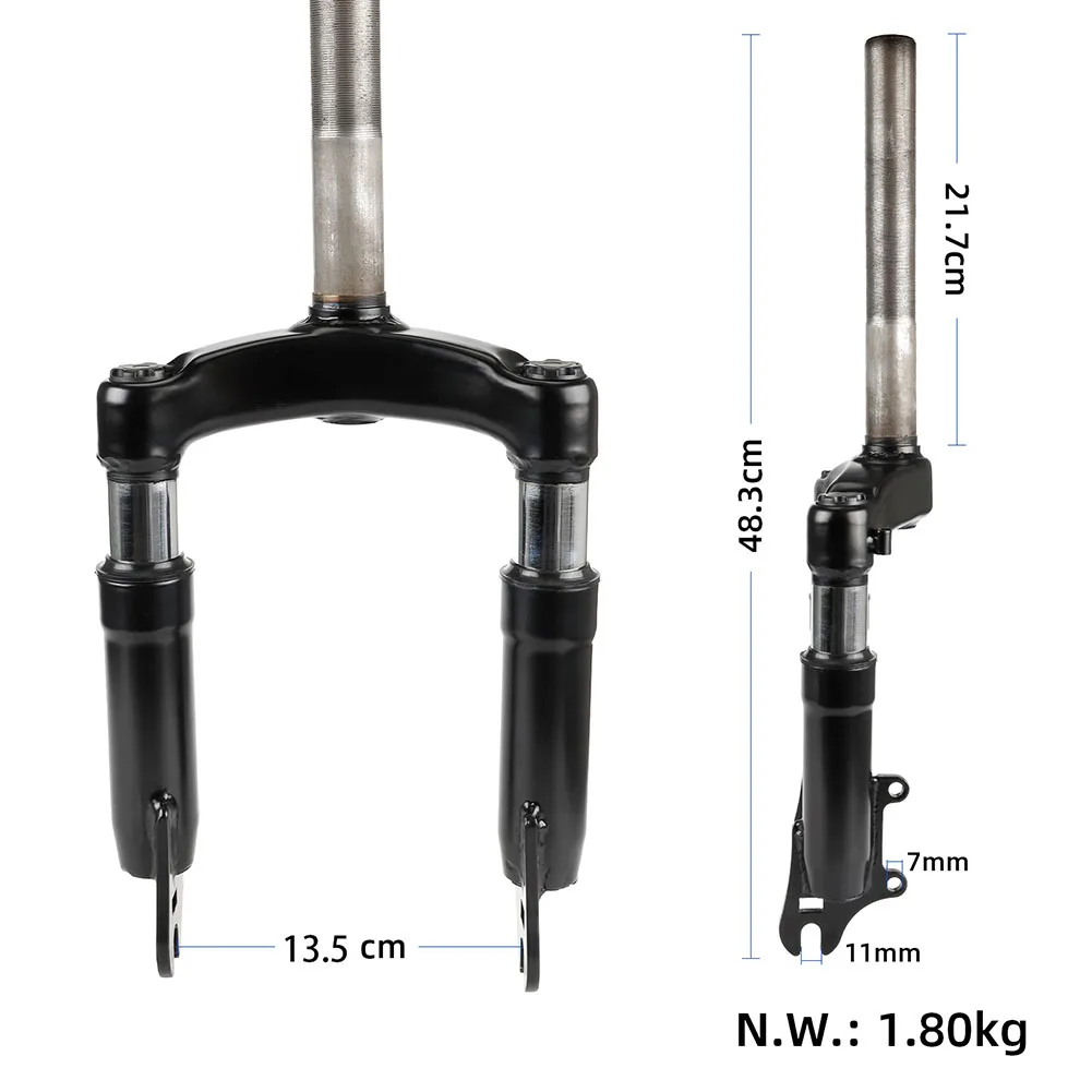 

Shock Absorption Front Shock Absorber Bicycles Black Easy To Install Metal Replacement Wear-resistant High Quality