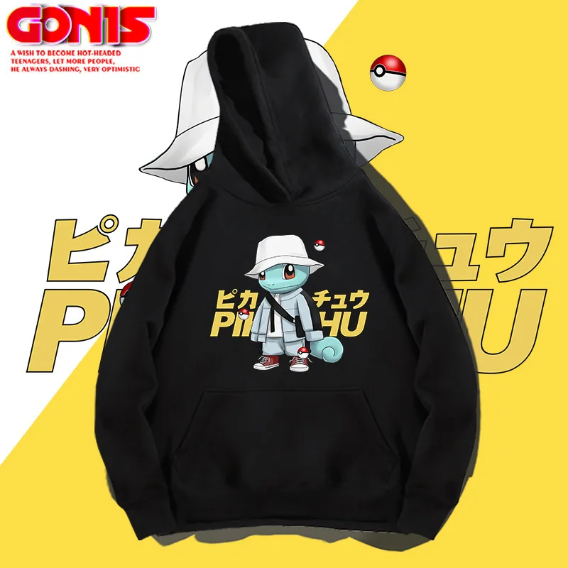 

Pokémon Anime Peripheral Hoodie Clothes for Teens Winter Tops for Women 2022 Fall Winter Sweethearts Outfit