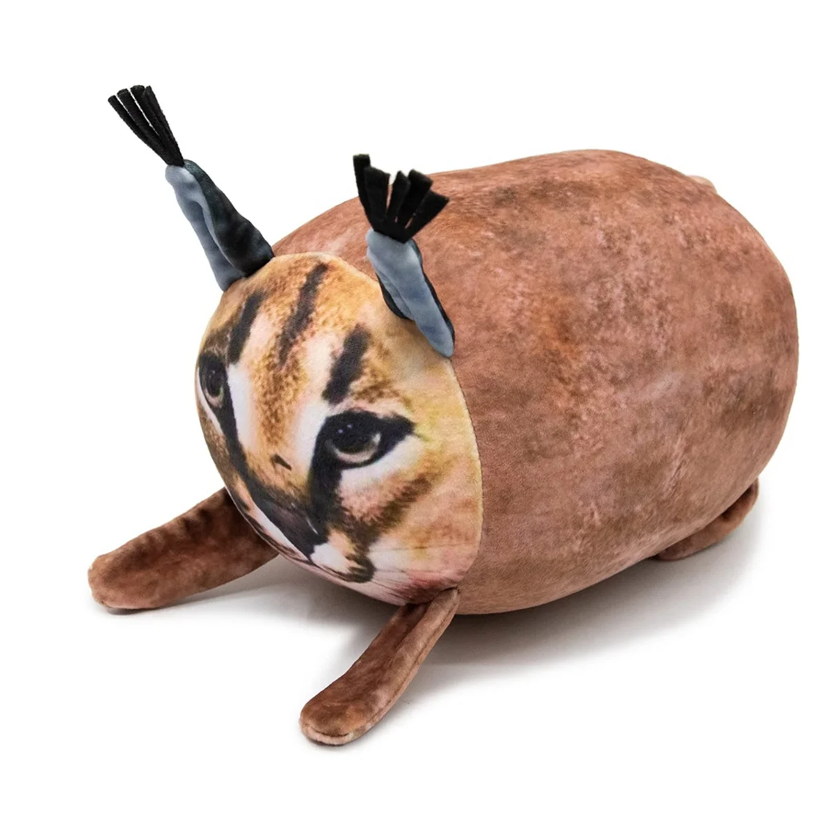 Floppa плюшевая 8-дюймовая подушка Caracal Chubby игрушка с изображением кошки для детей