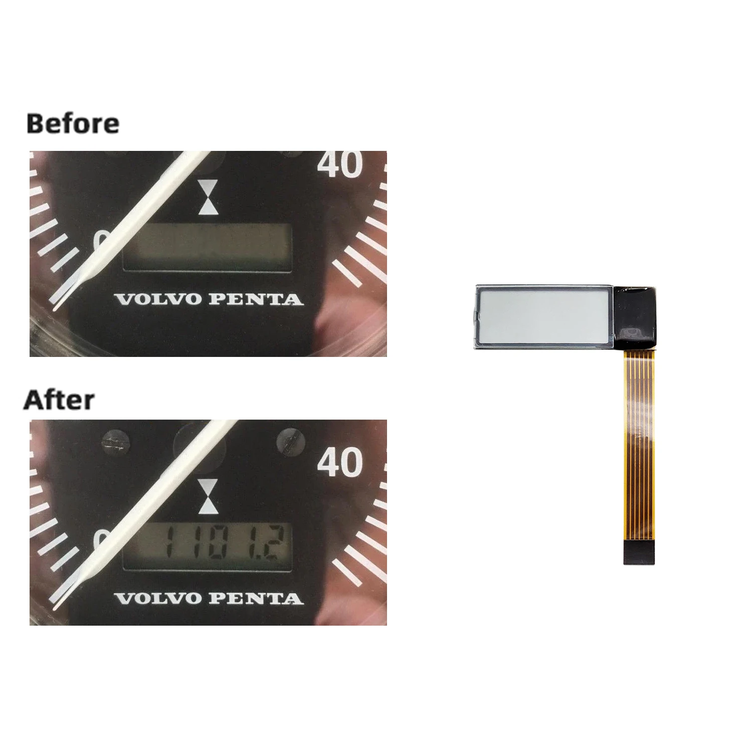 ЖК-дисплей для тахометра VDO международный Cockpit Vision Kenworth Truck Jcb Tractor Volvo Penta Yanmar