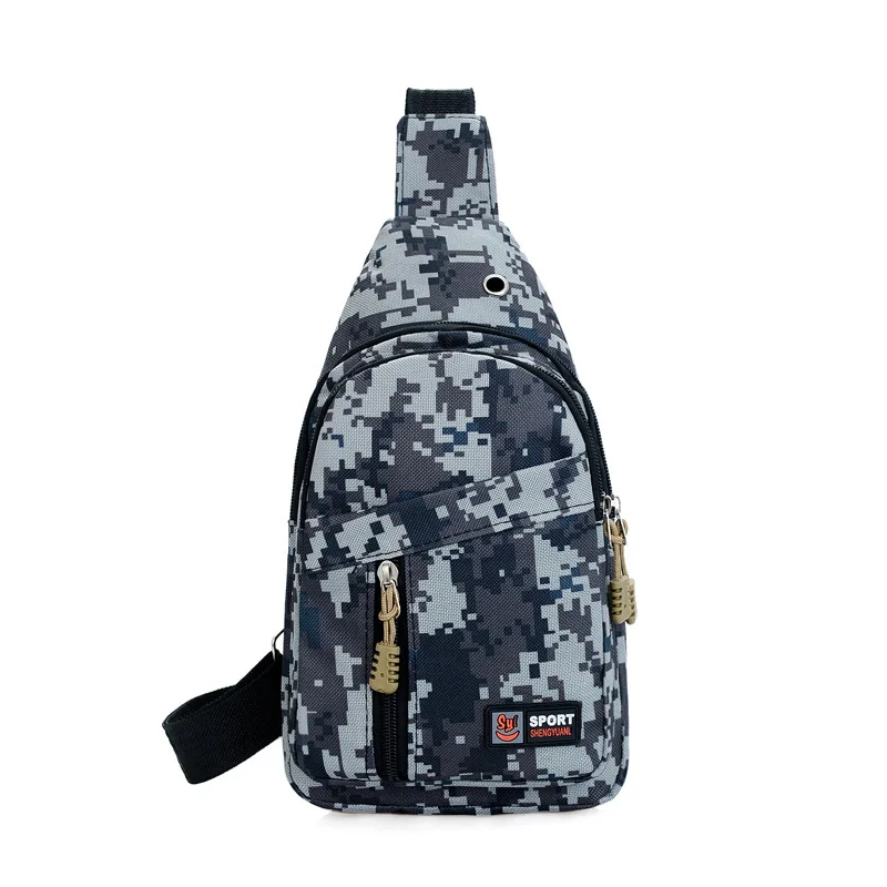 

Camouflage Couple Chest Bag Tide Bag Men's Oxford Cloth Waterproof Storage Bag Casual Shoulder Diagonal Bag Personal Items